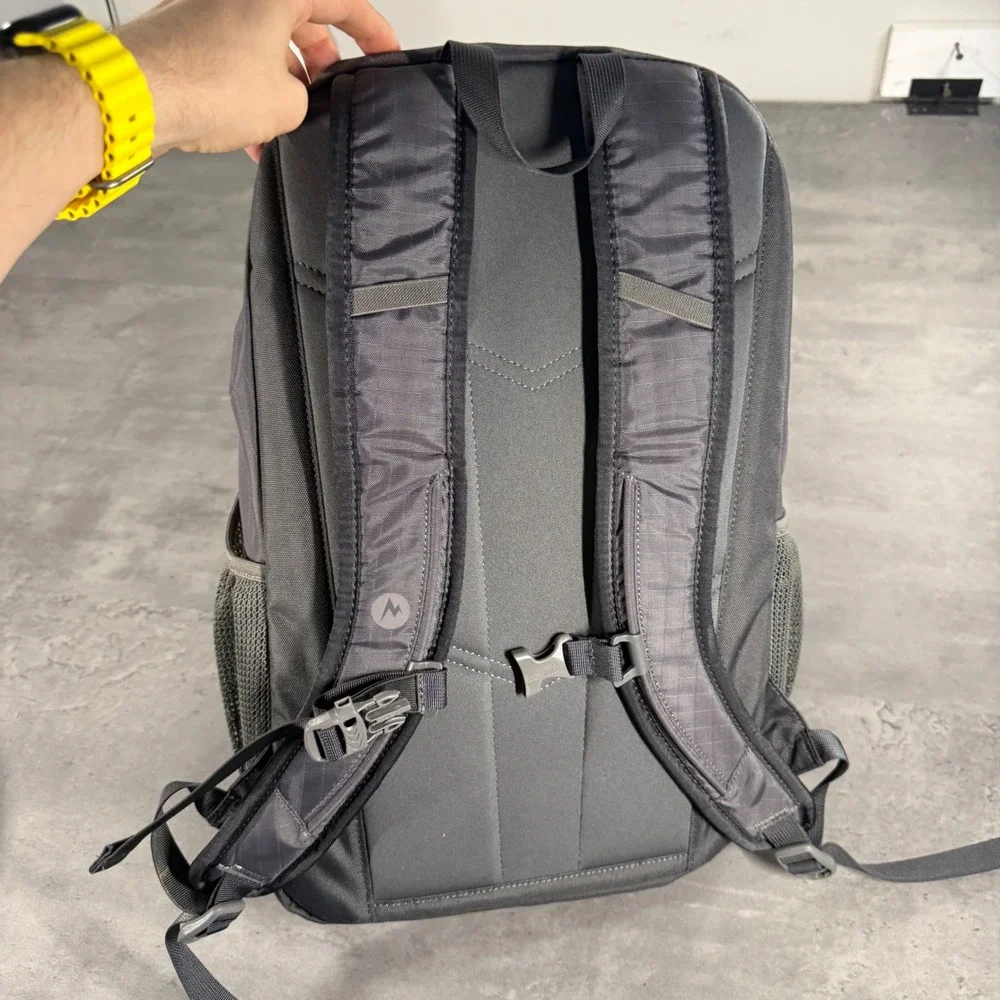 Marmot Anza Backpack Mens OS Grey Travel Channel Laptop Daypack Cinder‎ Hiking